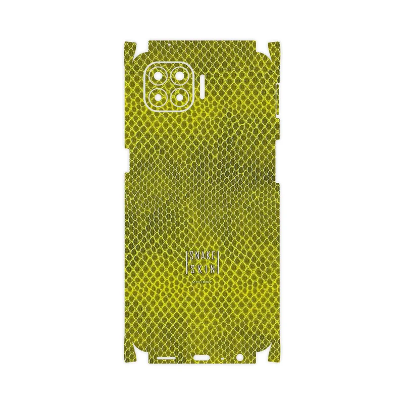 برچسب پوششی ماهوت مدل Yellow Snake Skin-FullSkin مناسب برای گوشی موبایل اپو A93