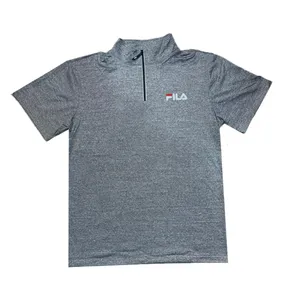 تی شرت ورزشی مردانه مدل نیم زیپ