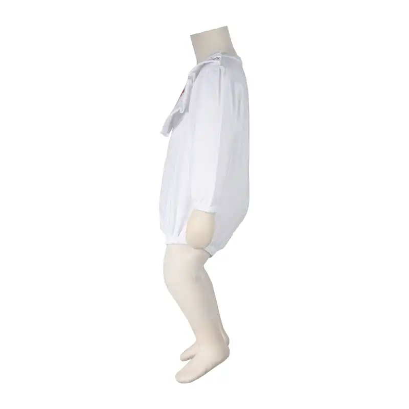 بادی آستین بلند نوزادی آدمک کد 179291 رنگ سفید