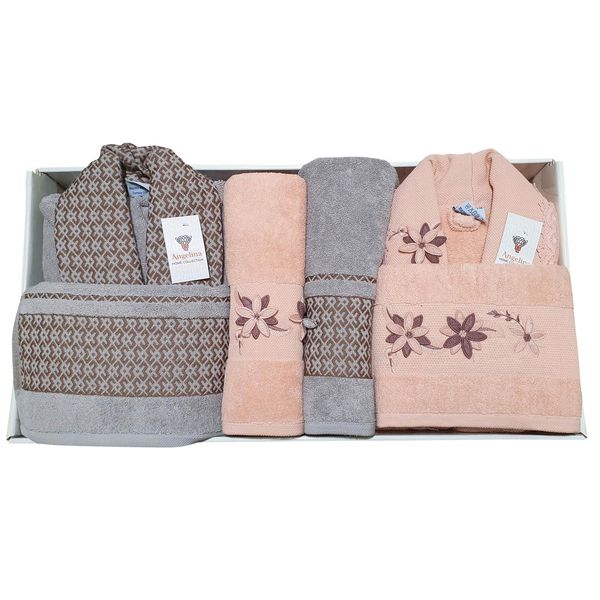 سرویس حوله پالتویی 10تکه آنجلینا کد 304