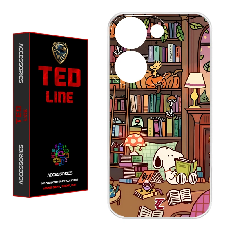 کاور تدلاین طرح اسنوپی کد 1218 مناسب برای گوشی موبایل شیائومی Redmi A5