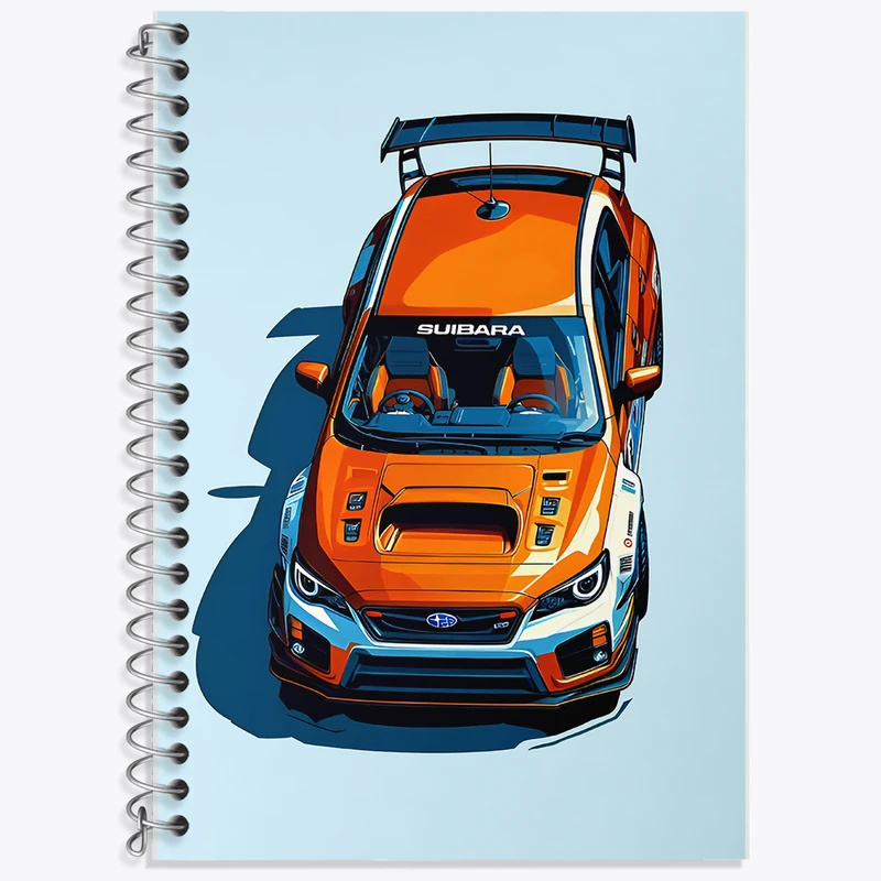 دفتر لغت 50 برگ خندالو طرح ماشین اسپرت کد F8010