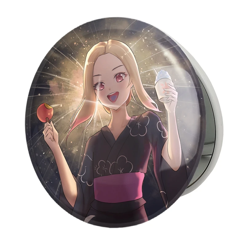 آینه جیبی خندالو طرح کیتاگاوا انیمه مای درس آپ دارلینگ مدل تاشو کد 23904 