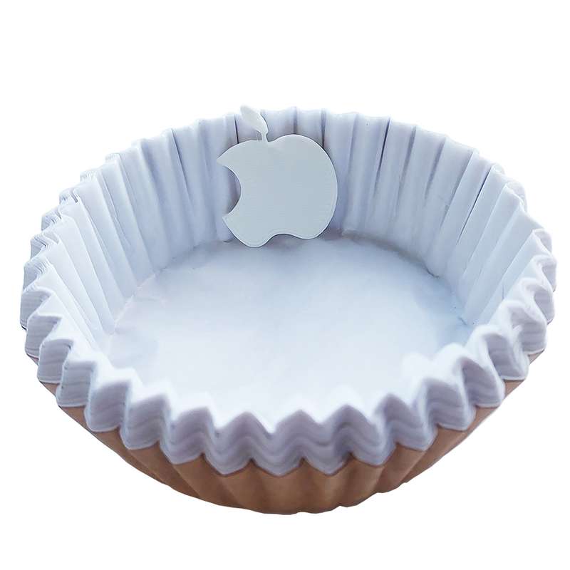 کپسول کاپ کیک و شابلون مدل پای سیب بسته 120 عددی