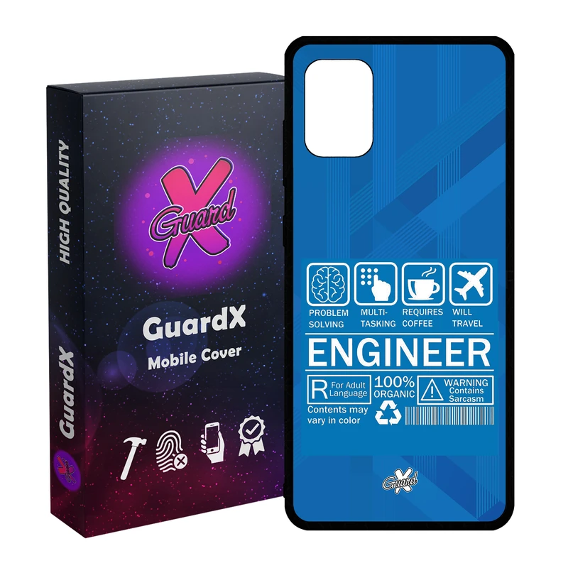 کاور گارد ایکس طرح مهندس مدل Glass10538 مناسب برای گوشی موبایل سامسونگ Galaxy A31
