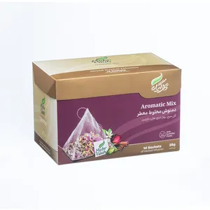 دمنوش گیاهی معطر حاوی بهارنارنج مهرگیاه بسته 14 عددی