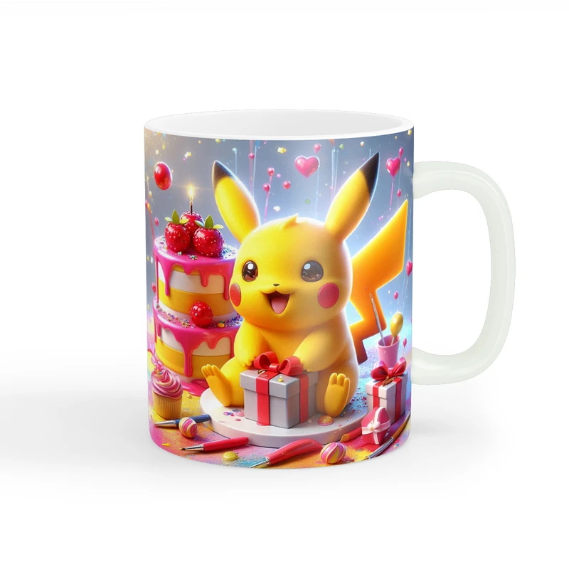 ماگ پاد آفرین طرح پیکاچو مدل هدیه تولد کد 218