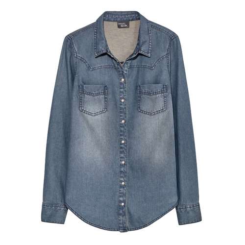 شومیز زنانه اسمارا مدل Denim Shirt 021