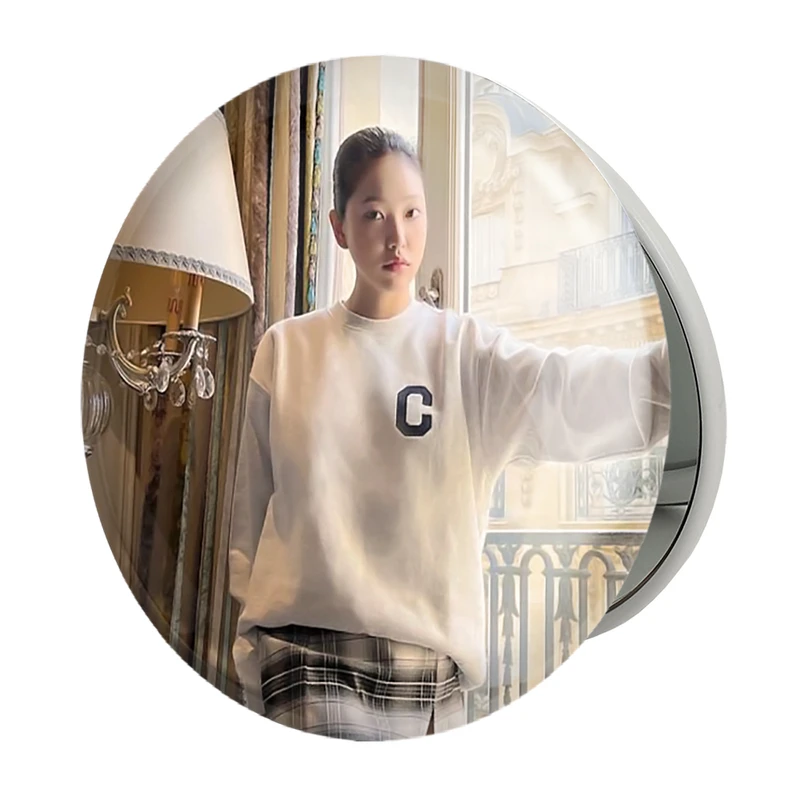 آینه جیبی خندالو طرح یری گروه رد ولوت Red Velvet مدل تاشو کد 19612 