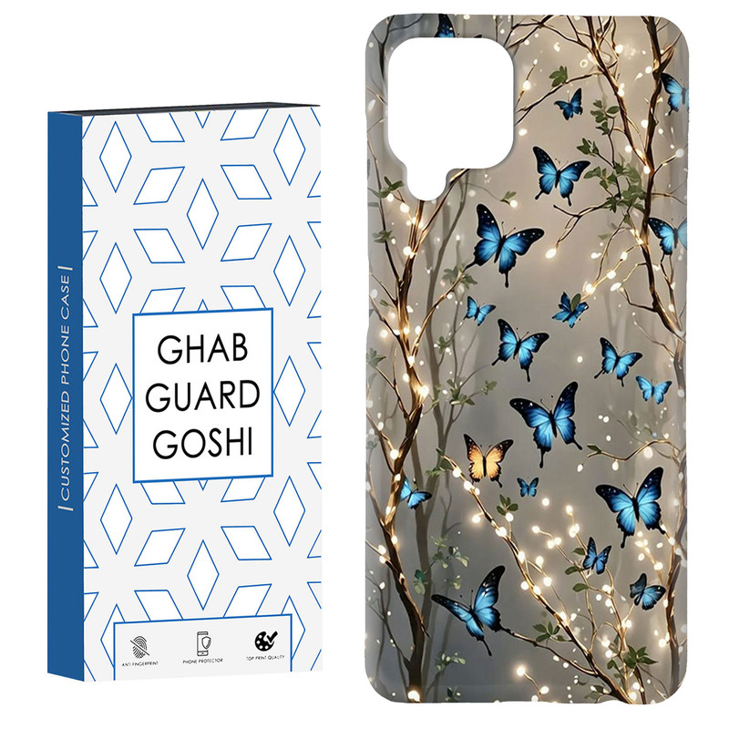 کاور قاب گارد گوشی طرح پروانه کد Dimo-382 مناسب برای گوشی موبایل سامسونگ Galaxy A12 / Galaxy M12