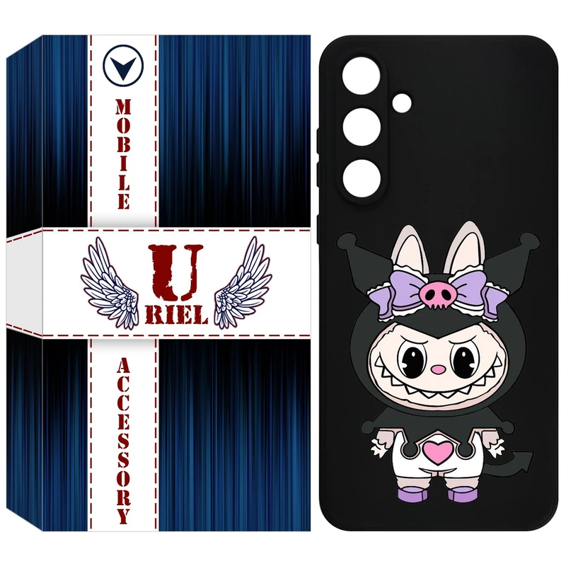 کاور یوریل مدل KSH کد 137 طرح عروسک لبوبو مناسب برای گوشی موبایل سامسونگ Galaxy S24 FE
