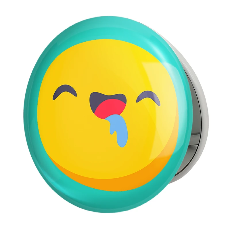 آینه جیبی خندالو طرح ایموجی Emoji مدل تاشو کد 2999 