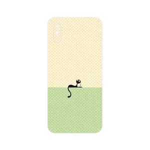 MAHOOT Minimal Internet Cat Icon Cover Sticker for Xiaomi Redmi 9A