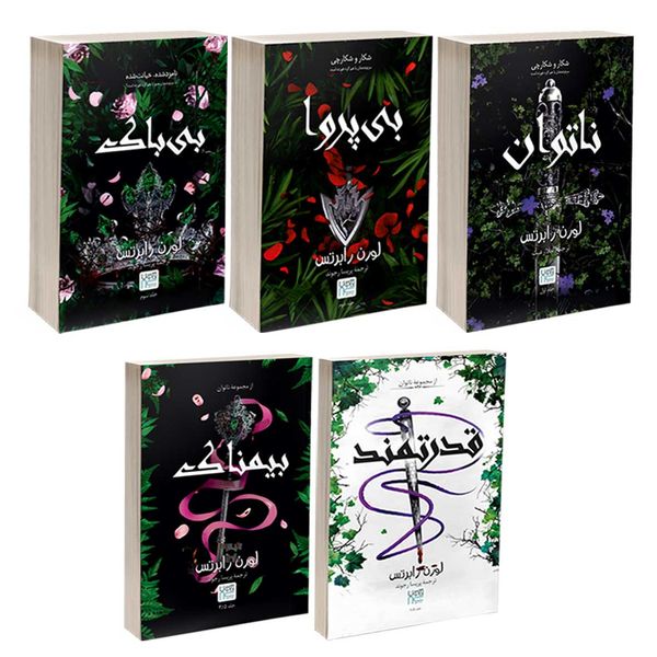 کتاب ناتوان، قدرتمند، بی پروا، بی باک و بیمناک اثر لورن رابرتس نشر آذرگون 5 جلدی