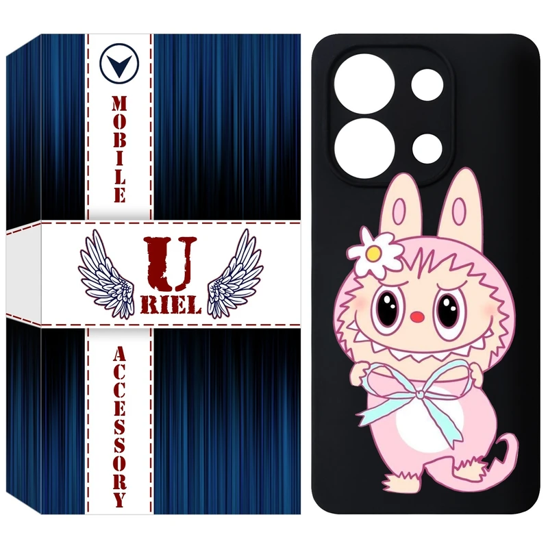 کاور یوریل مدل KSH کد 146 طرح عروسک لبوبو مناسب برای گوشی موبایل شیائومی Redmi Note 13 4G