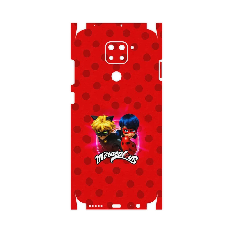 برچسب پوششی ماهوت مدل Ladybug and Cat Noir-FullSkin مناسب برای گوشی موبایل شیائومی Redmi Note 9