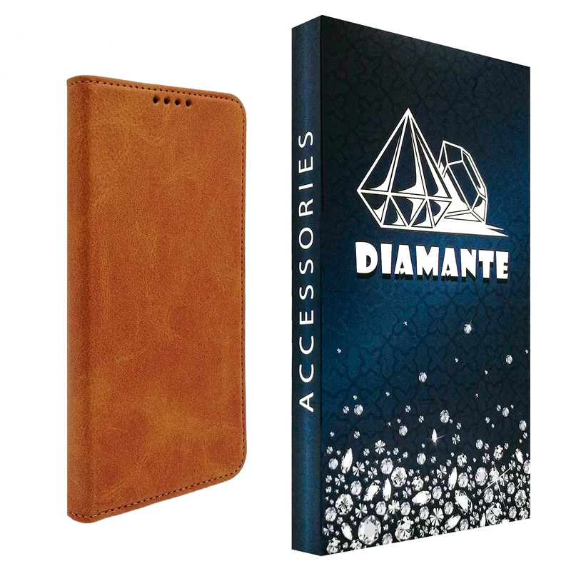 کیف کلاسوری دیامانته مدل Folder navy مناسب برای گوشی موبایل سامسونگ Galaxy S21 Fe