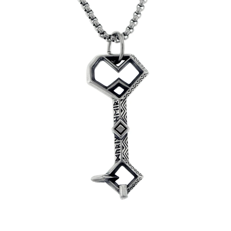 گردنبند مردانه داتینو مدل کلید هابیت