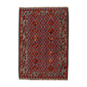 گلیم دستبافت شش متری مدل قشقایی کد 598486