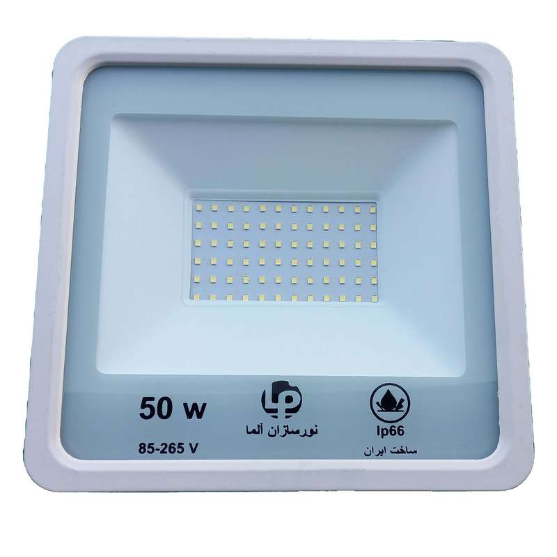  پروژکتور اس ام دی 50 وات نورسازان آلما مدل SMD IP66 کد W50