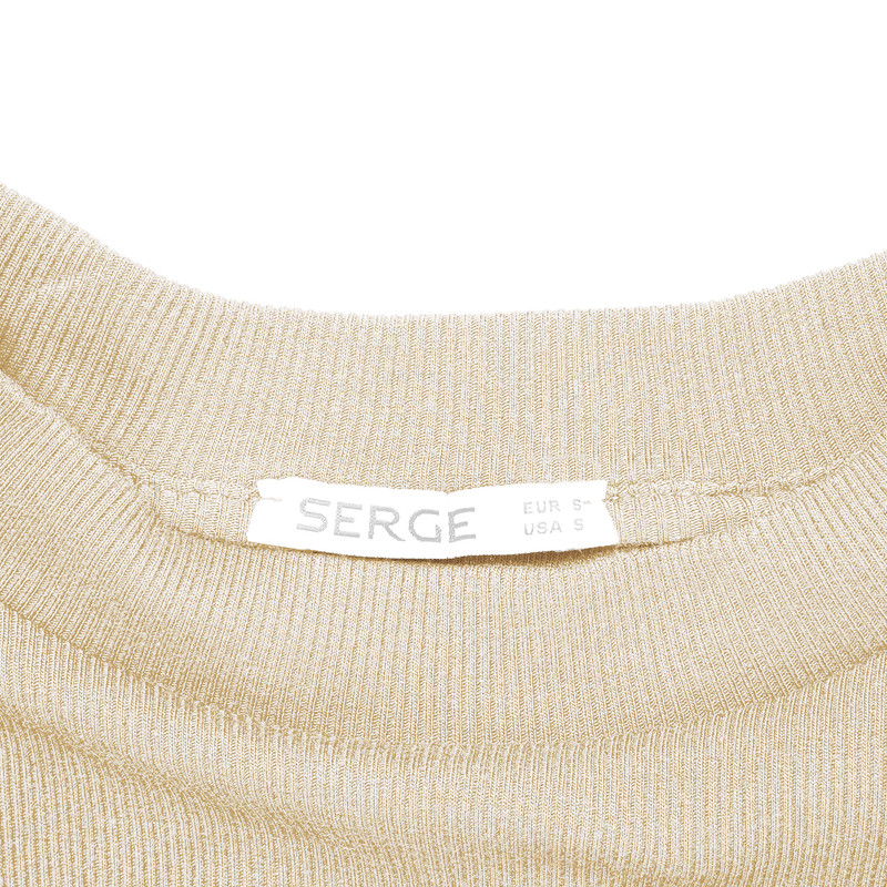 بلوز آستین بلند زنانه سرژه مدل 203513 رنگ کرم