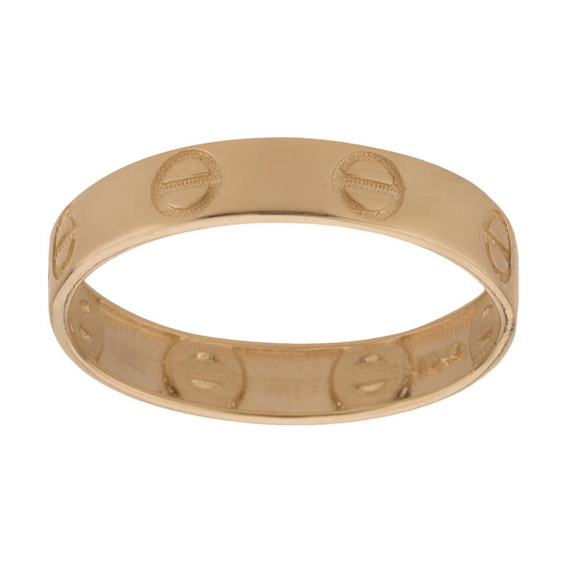 انگشتر طلا 18 عیار زنانه گنجینه هنر خوش نشین مدل کارتیه کد A420