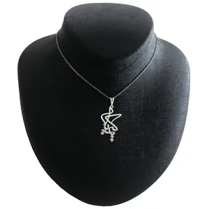 گردنبند نقره زنانه مدل کیمیا کد A-33