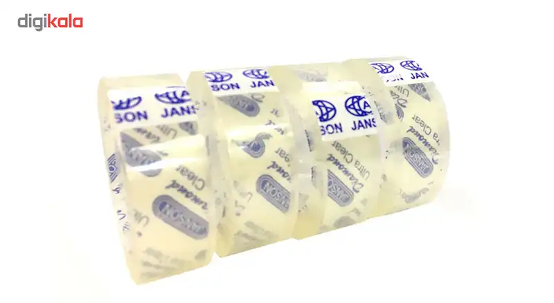 نوار چسب شیشه‌ای جانسون عرض 1.6 سانتی متر بسته 4 عددی