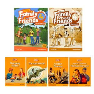 کتاب Family and Friends 4 اثر Naomi Simmons انتشارات آکسفورد 6 جلدی