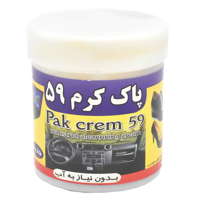 کرم تمیزکننده کفش مدل پاک کرم 59 به همراه یک عدد پاشنه کش