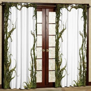پرده مدل سبزه هازان پانچی کد 2587 سایز 140x200 سانتی متر