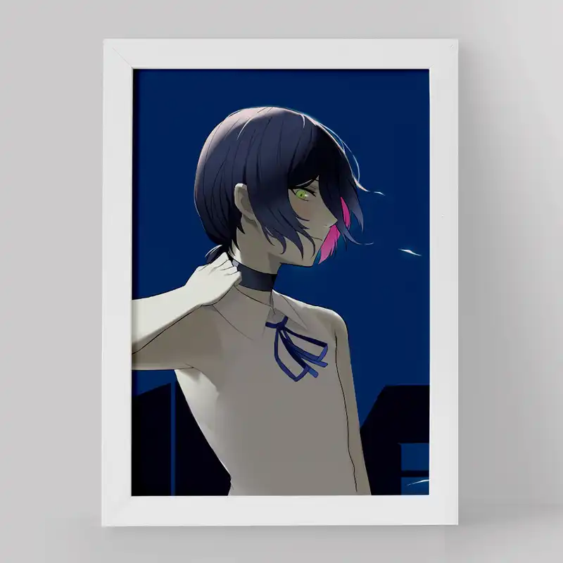 تابلو خندالو مدل ریزه انیمه مرد اره ای کد 17941