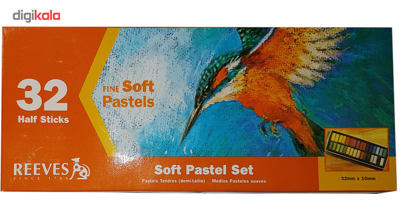 پاستل گچی 32 رنگ ریوز کد 250