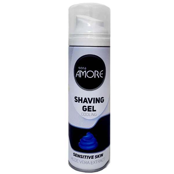 ژل اصلاح مردانه سورا آمور مدل Sensitive Skin حجم 200 میلی لیتر ژل اصلاح مردانه سورا آمور مدل Sensitive Skin حجم 200 میلی لیتر