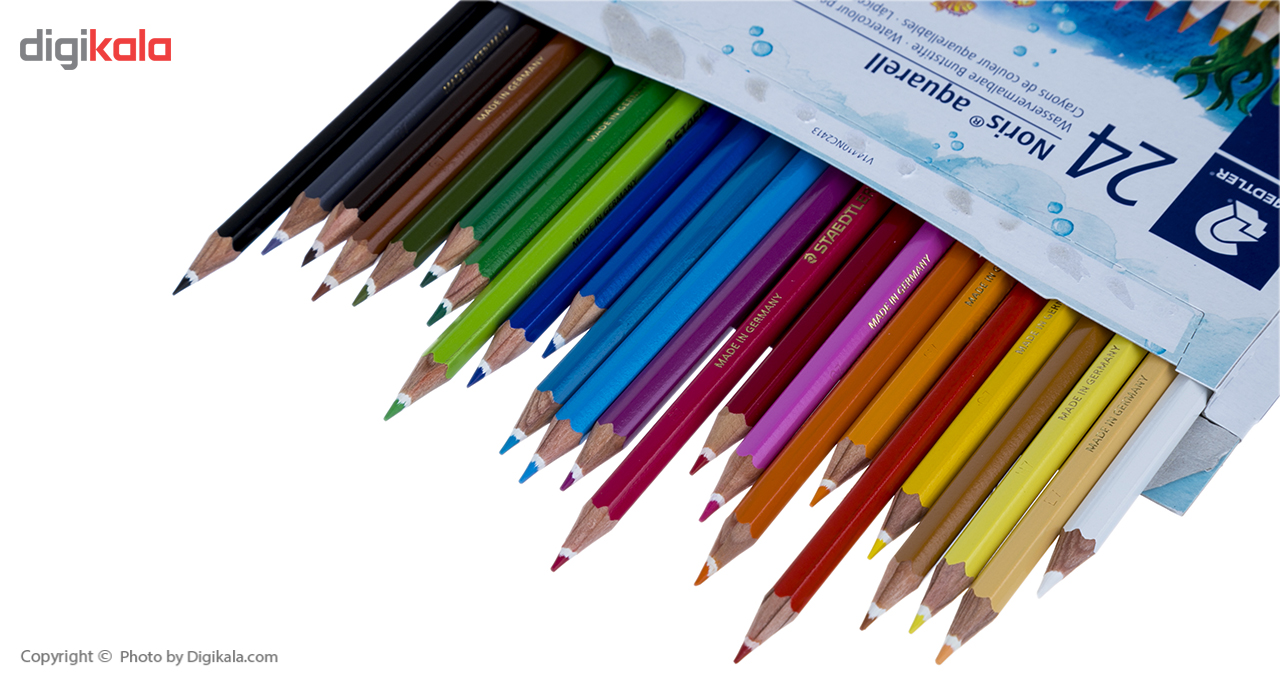 مداد آبرنگی 24 رنگ استدلر مدل نوریس کلاب 144