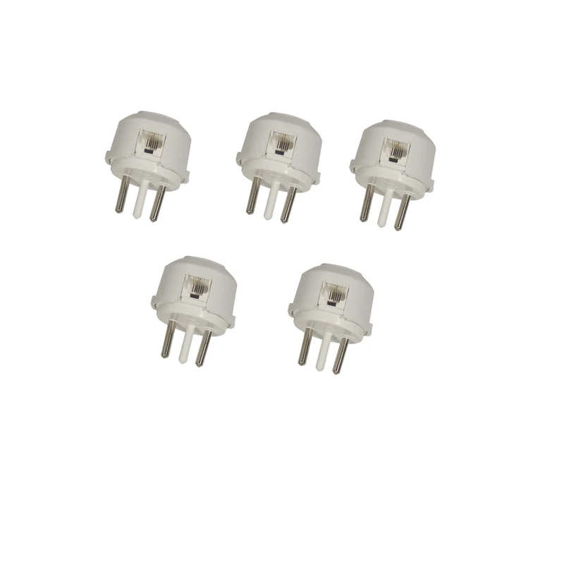 سه شاخه تلفن مدل White بسته 5 عددی