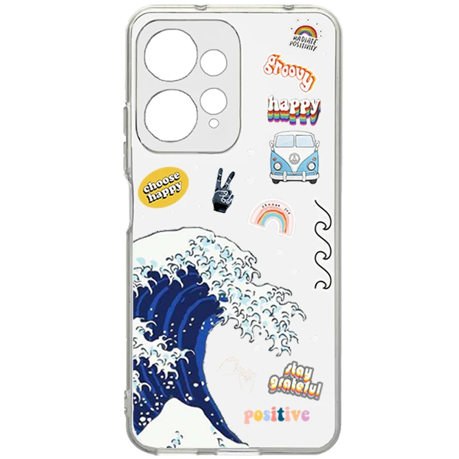 کاور طرح Wave مناسب برای گوشی موبایل شیائومی Redmi Note 12 4G