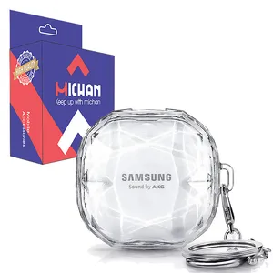 کاور میچان مدل Transparent مناسب برای کیس Galaxy Buds/Galaxy Buds Live/Galaxy Buds pro/Buds 2/Buds 2 pro