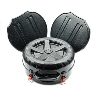 جعبه ابزار مخصوص خودرو مدل BLACK-2T سایز 15 اینچ 2 طبقه