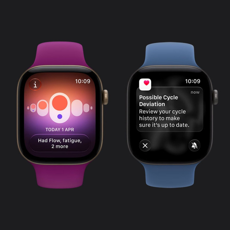 ساعت هوشمند 42 میلی‌متری اپل مدل Watch Series 12 Aluminum Case با بند سیلیکونی، سازگار با iOS 27 و بالاتر