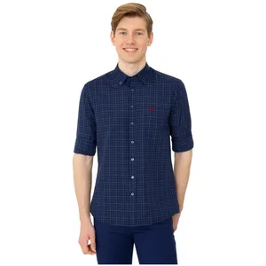 پیراهن آستین بلند مردانه یو اس پولو مدل 50248157-VR033