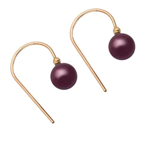 گوشواره طلا 18 عیار رزگالری کدN016