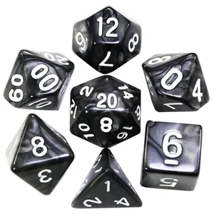 تاس بازی مدل Dungeons and Dragons بسته 7 عددی