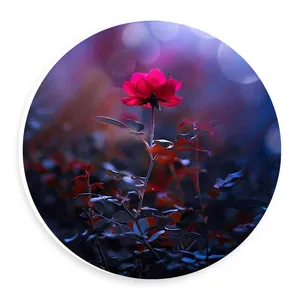 دیوارکوب طرح گل سرخ مدل wtb370