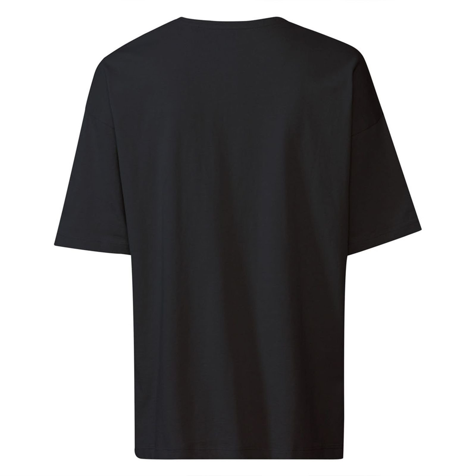 تی شرت اورسایز آستین کوتاه زنانه اسمارا مدل 382168 رنگ مشکی -  - 2
