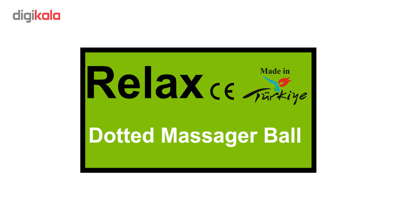 توپ ماساژور پیلاتس مدل Dotted Relax Ball کد 251 سایز M توپ ماساژور پیلاتس مدل Dotted Relax Ball کد 251 سایز M