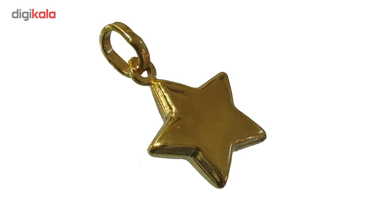 آویز گردنبند طلا 18عیار گالری طلای کانیار مدل M776 -  - 2