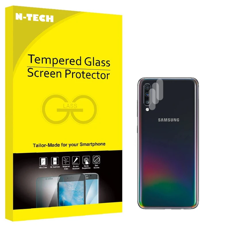 محافظ لنز دوربین انتک مدل LSNK-01 مناسب برای گوشی موبایل سامسونگ Galaxy A70 بسته سه عددی