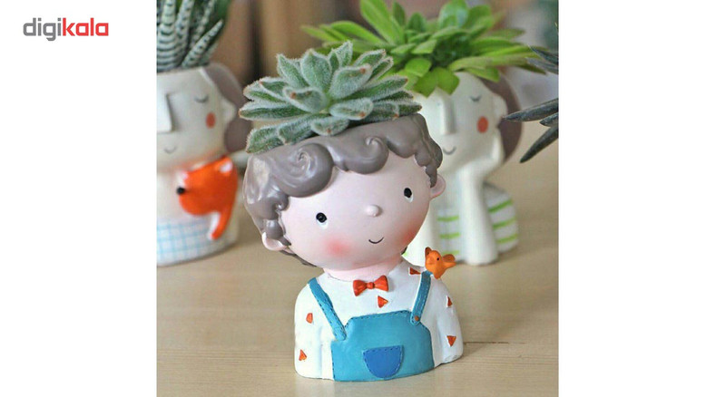گلدان فانتزی طرح پسر کد 1066 گلدان فانتزی طرح پسر کد 1066