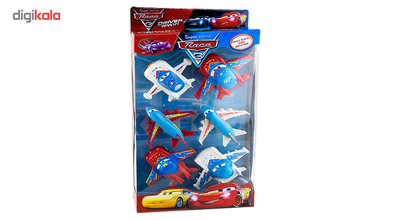ست بازی هواپیما مک کویین مدل Super Racing